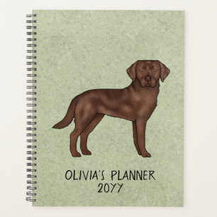 Labrador Retriever Chocolat Lab Texte Personnalisé