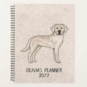 Labrador Retriever crème anglais Texte personnalis