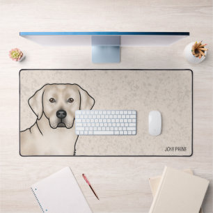 Labrador Retriever crème Chien Lab mignon Nom pers
