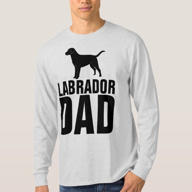 LABRADOR RETRIEVER DOG DAD T-shirts (Devant)