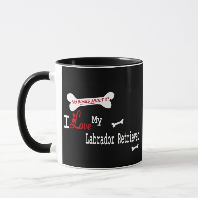 Labrador Retriever (I Love) Mug (Gauche)
