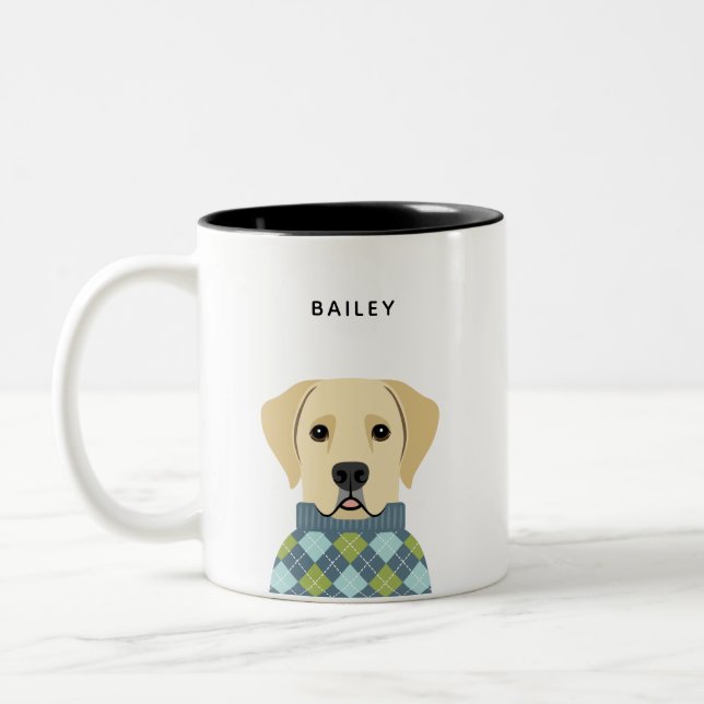 Labrador Retriever Mugs (Gauche)