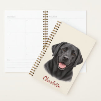 Labrador Retriever noir personnalisé avec nom