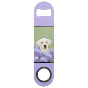 Labrador Retriever Puppy Painting Original Chien A