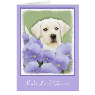 Labrador Retriever Puppy Painting Original Chien A