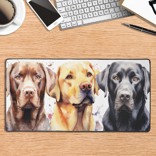 Labrador Retriever Watercolor Chiens Amoureux des