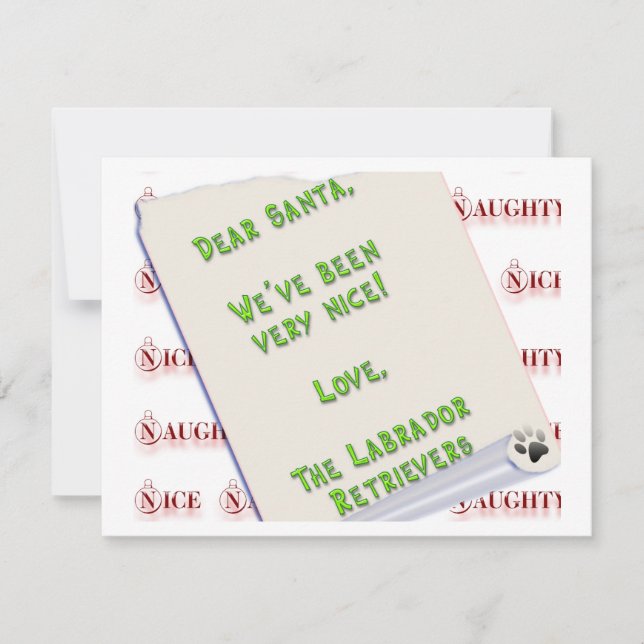 Labradors rien et gentil (Devant)