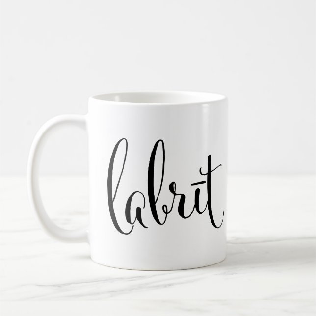 labrīt Good Morning Lettonie Mug (Gauche)