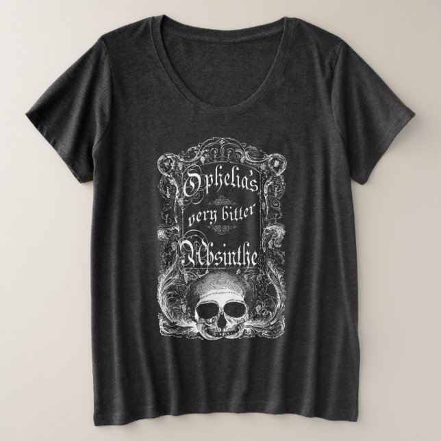 L'absinthe très amère d'Ophelia (Design devant)