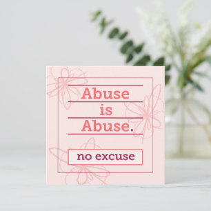 L'abus est un abus, aucune excuse, soutien aux sur