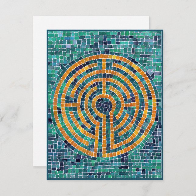 LABYRINTH II 4,25x5,5 Carte plate (Devant / Derrière)