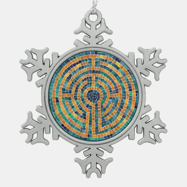 LABYRINTH II Ornement de flocon de neige (Devant)