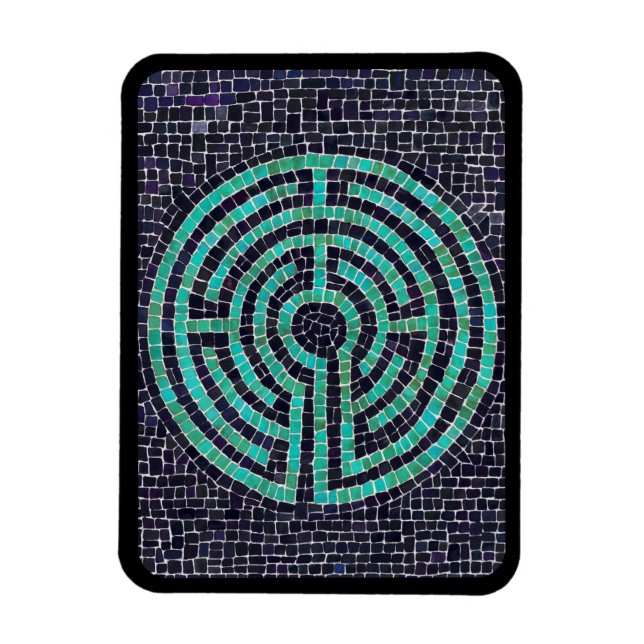 LABYRINTH III 3x4 Magnet flexible - Noir (Vertical)