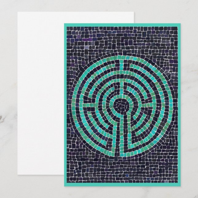 LABYRINTH III 5x7 Carte plate II (Devant / Derrière)