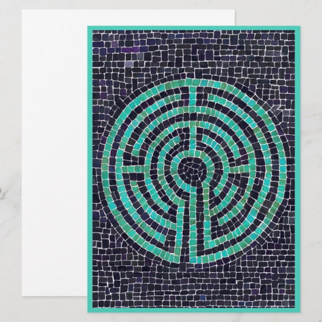 LABYRINTH III 6,5 x 8,75 Carte plate II (Devant / Derrière)