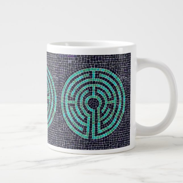 LABYRINTH III Big White Mug (Droite)