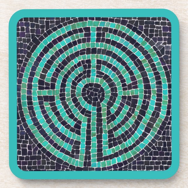 LABYRINTH III Dessous de verre en plastique dur -  (Devant)
