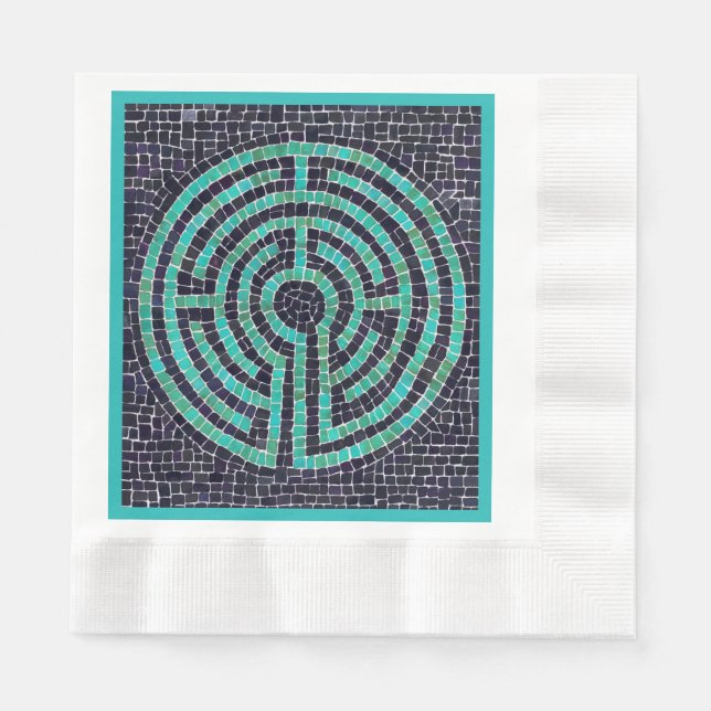 LABYRINTH III Serviette en papier pour déjeuner -  (Devant)