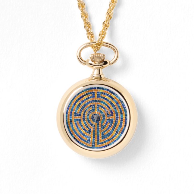 LABYRINTH IV Montre Collier Or (Recto)
