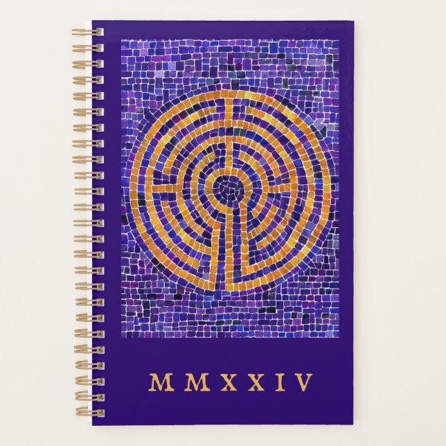 LABYRINTH MOSAIC 5.5x8.5 Planificateur + Texte (Devant)