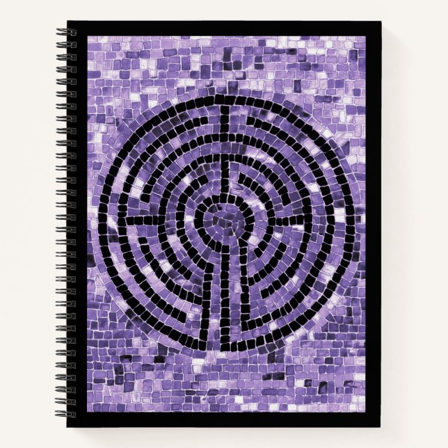 LABYRINTH VI Carnet spiral 8,5 x 11 (Devant)