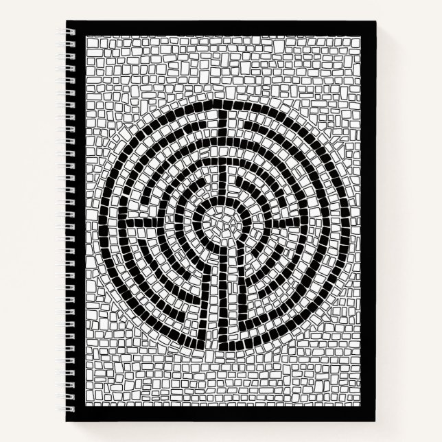 LABYRINTH VII 8,5x11 Carnet Spiral (Devant)