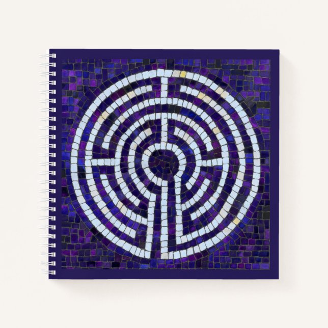 LABYRINTH VIII 8,5x8,5 Carnet spiral (Devant)