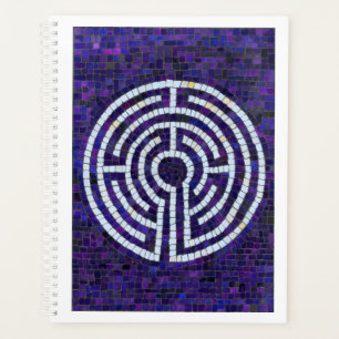 LABYRINTH VIII Planificateur 8,5x11 / Blanc