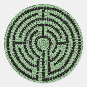 LABYRINTH XIV Grand Stickers Rond