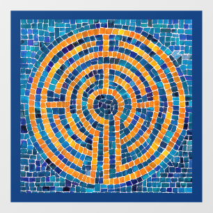 LABYRINTHE IV Autocollant pour fenêtre 30x30cm - B