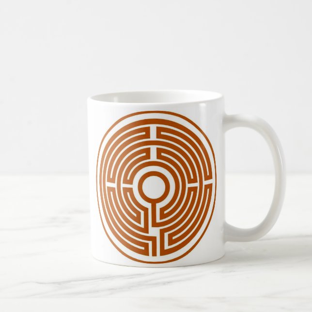 Labyrinthe médiéval de tasse petit (Droite)
