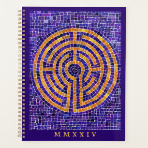 LABYRINTHE MOSAÏQUE Planificateur 8,5x11 + Texte
