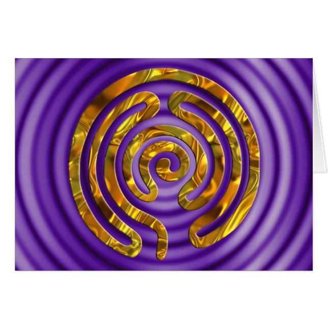 Labyrinthe OR | ondulations violettes (Devant horizontal)