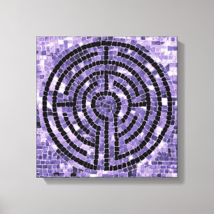 LABYRINTHE VI Toile emballée 12x12 pouces (profond