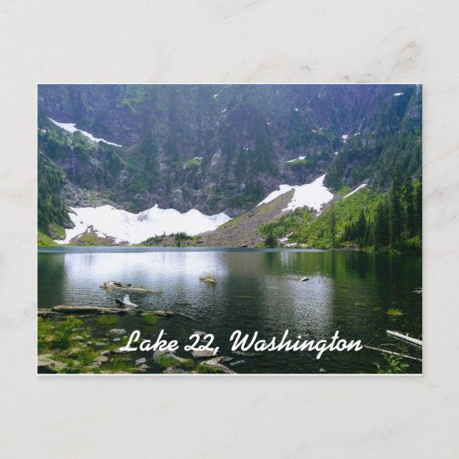 Lac 22, Washington carte postale (Devant)