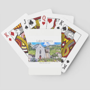 Lac Annecy - cartes de jeu de Veyrier