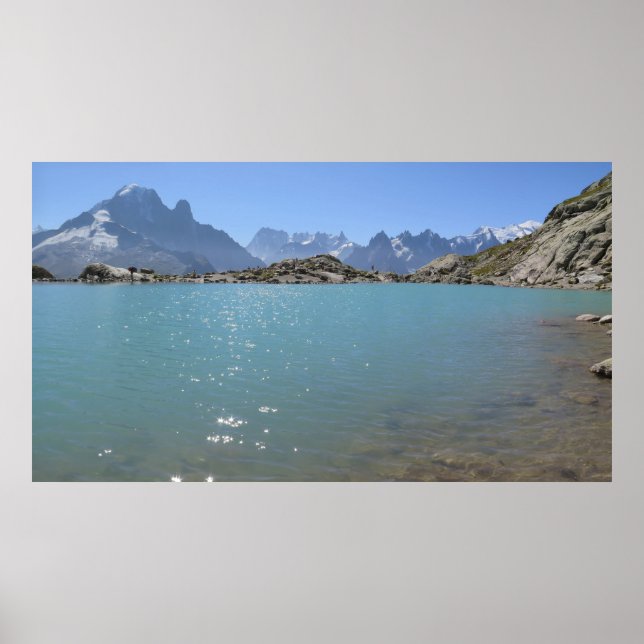 Lac Blanc French Alps Chamonix Poster (Devant)