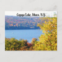 LAC CAYUGA, ITHACA, carte postale NEW YORK
