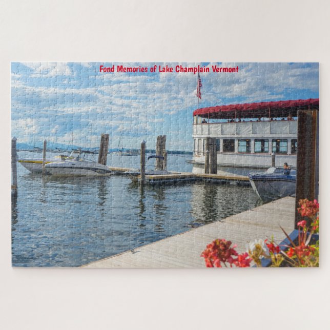 Lac Champlain  Vermont. Puzzle (Horizontal)