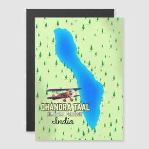 Lac Chandra Taal Himachal Pradesh Inde carte