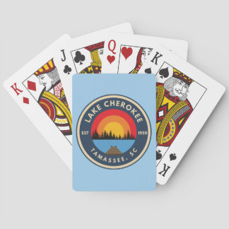 Lac Cherokee cartes de jeu