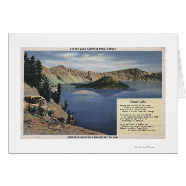 Lac Crater, Oregon - Observation (Devant horizontal)