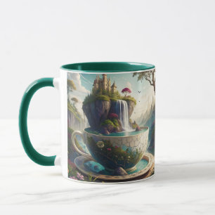 Lac de Château de Tasse Mignon Fantastique