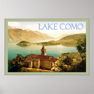 Lac de Côme ~ Poster Vintage voyage