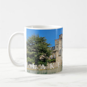 Lac de Garde Sirmione château vue mug