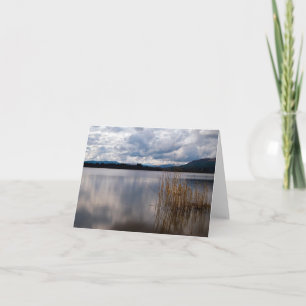 Lac de Menteith, Écosse Carte de voeux