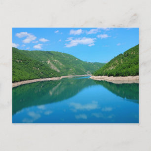 Lac de Piva au Monténégro Carte postale