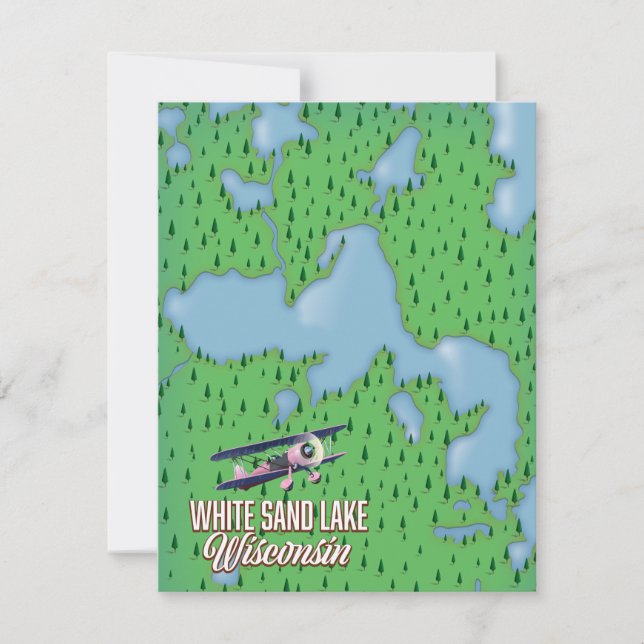 Lac de sable blanc Wisconsin (Devant)