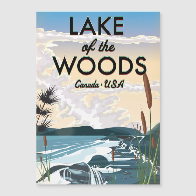 Lac des Bois États-Unis Canada (Devant)