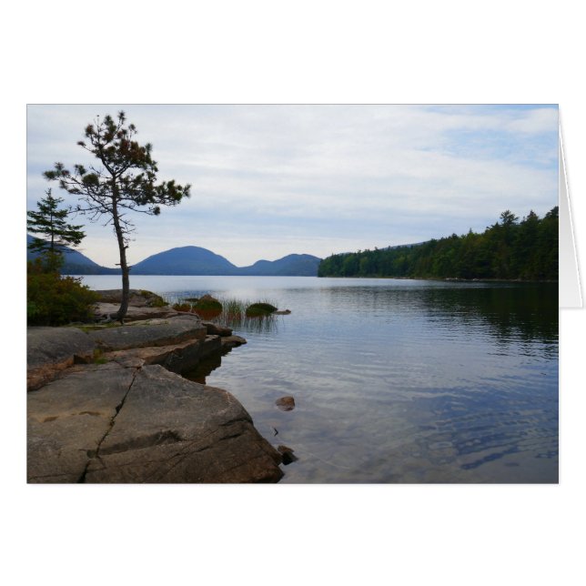 Lac Eagle au parc national d'Acadia (Devant horizontal)